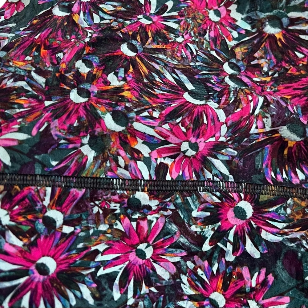 Lululemon Energy Bra Longline Floral Electric Multi Size 4 - Picture 7 of 10